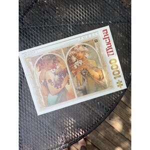 D-Toys Jigsaw Puzzle 1000 Pieces Tiles "Fruit and Flower" by Mucha
